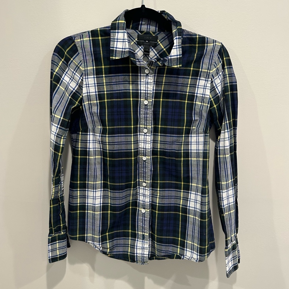 J. Crew perfect fit button up size 2
